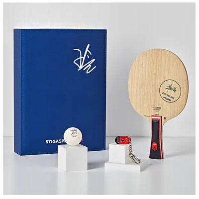 stiga斯帝卡 朱雨玲碳素45(carbonado 45 zyl)玲式红标 乒乓底板